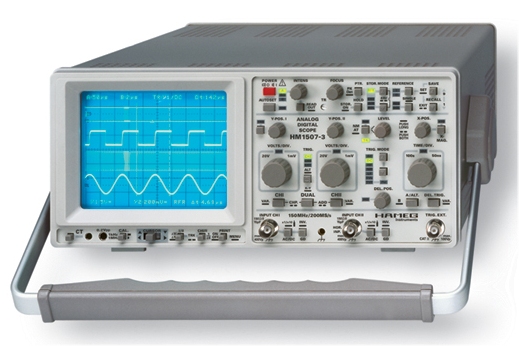 Oscilloscope numérique HAMEG HM1507.